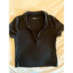 Cropped Ribbed Soft Dark Minimalist Top Gothy Grunge